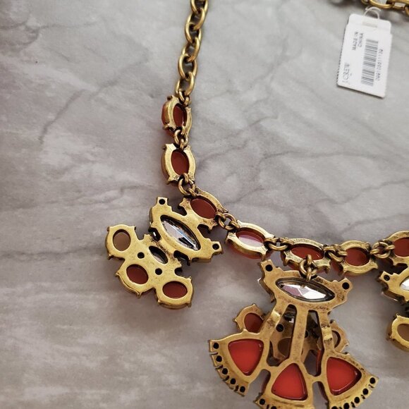 ✨ NEW J.Crew Rhinestone Crystal Cluster Stacked Statement Necklace ✨ - Picture 13 of 14